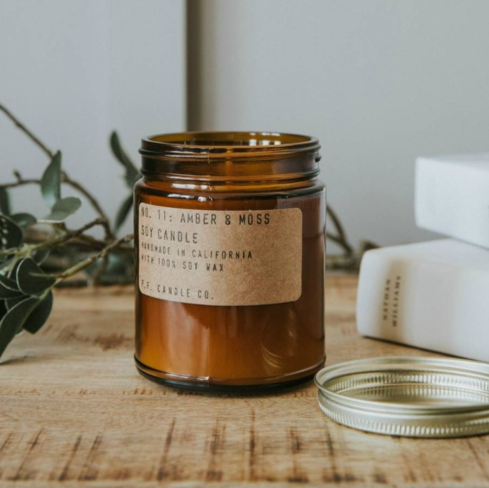 P.F. Candle - Amber & Moss