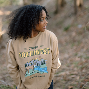 Coffee clearance crewneck sweatshirt